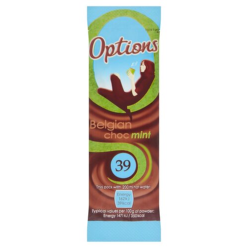Options Belgian Chocolate Mint Drink (11 g) Storefront EN