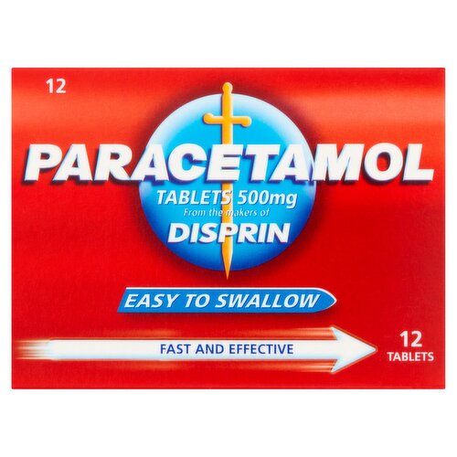 Disprin Paracetamol Tablets (12 Piece)