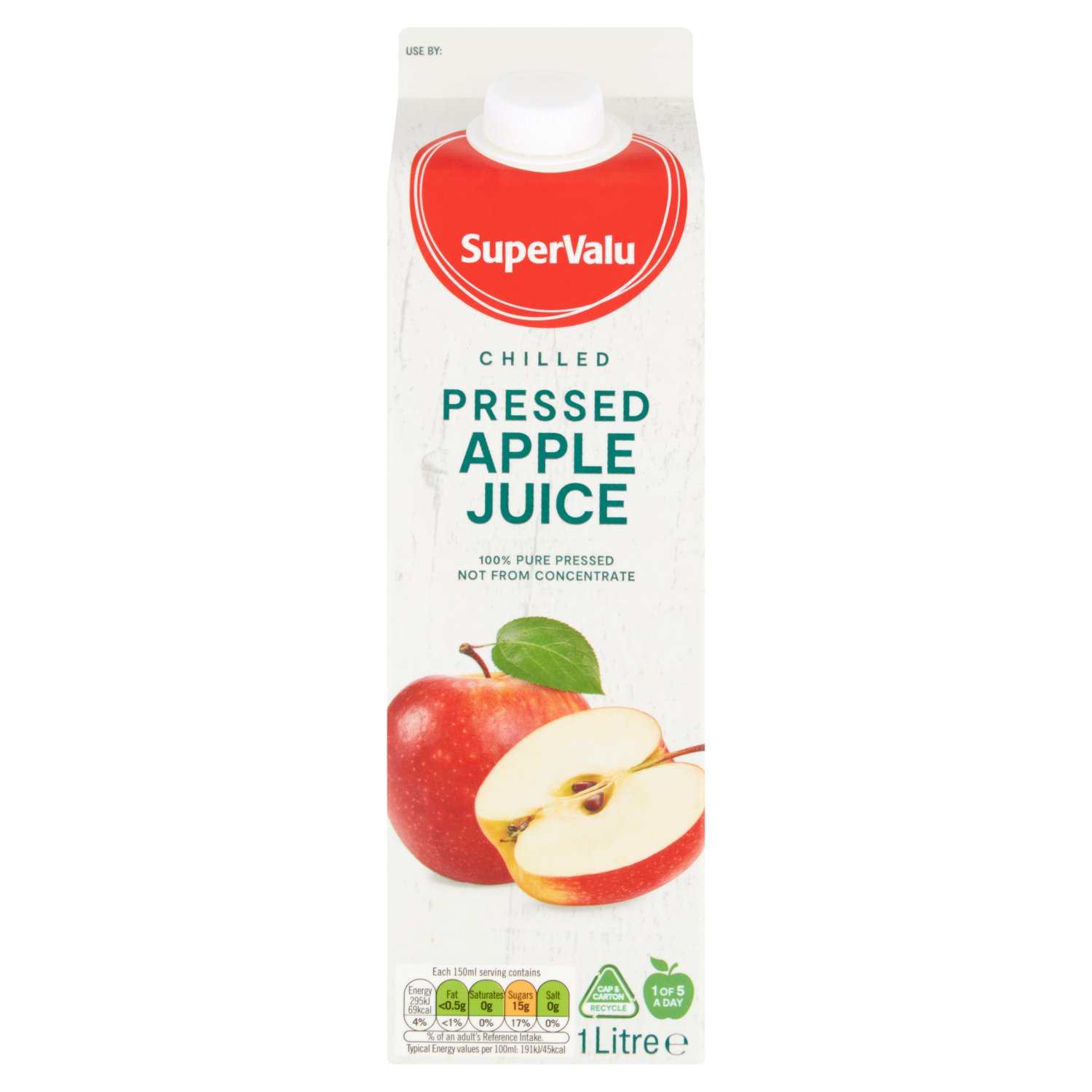 SuperValu Not from Concentrate Pressed Apple (1 L)