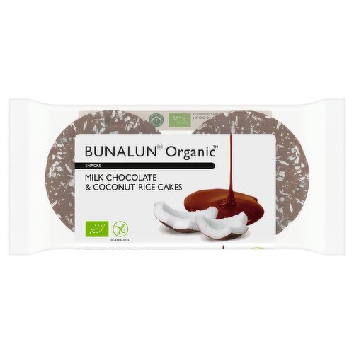 Bunalun Organic Chocolate & Cocunut Rice Cakes (100 g)