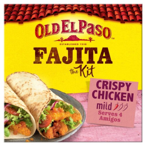 Old El Paso Crispy Chicken Fajita Kit  (555 g)