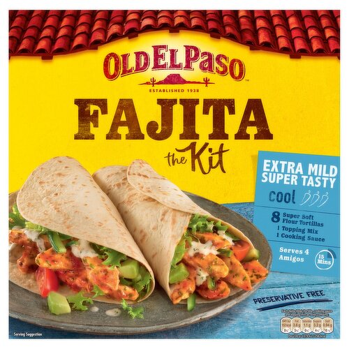 Old El Paso Extra Mild Fajita Kit (476 g)