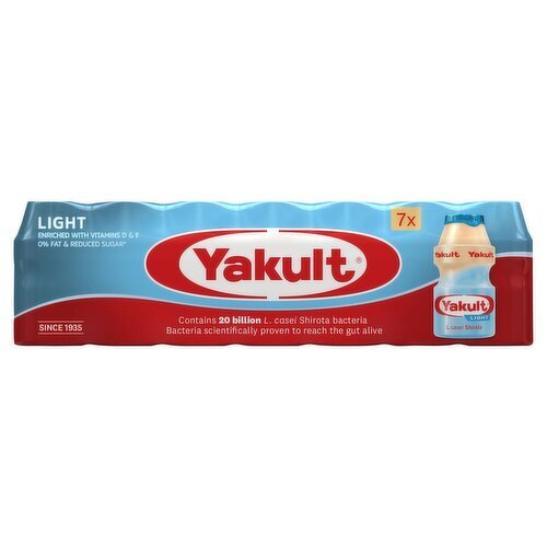 Yakult Light 0% Fat Drink 7 Pack (65 ml)