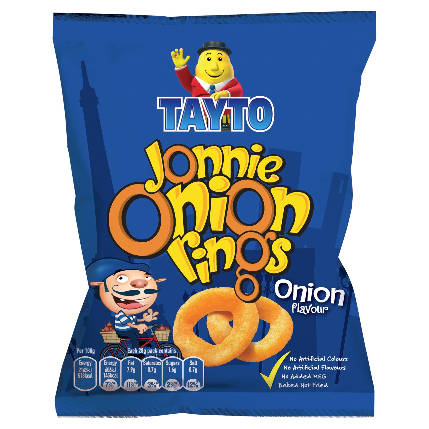 Tayto Jonnie Onion Rings Bag (28 g)