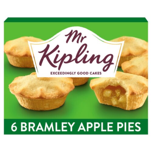 Mr Kipling Bramley Apple Pies 6 Pack (360 g)