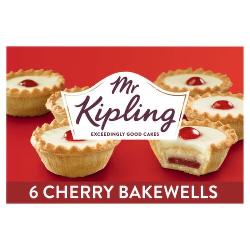 Mr Kipling Cherry Bakewells 6 Pack (318 g)