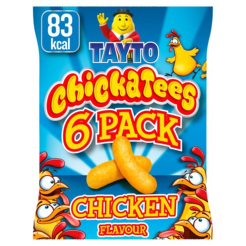 Tayto Chickatees Chicken Flavour Crisps 6 Pack (102 g)