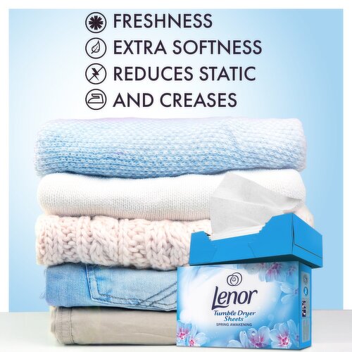 Lenor Tumble Dryer Sheets 34 Sheets Spring Awakening