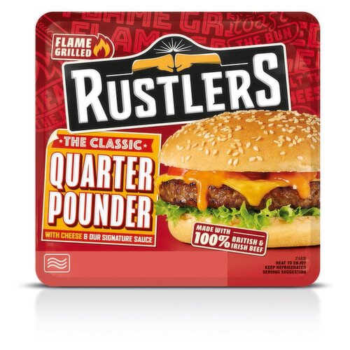 Rustlers Quarter Pounder With Cheese (190 g)