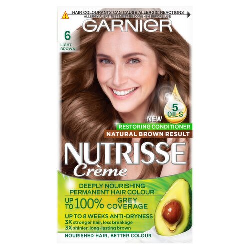 Garnier Nutrisse Crème Light Brown Hair Dye (1 Piece)