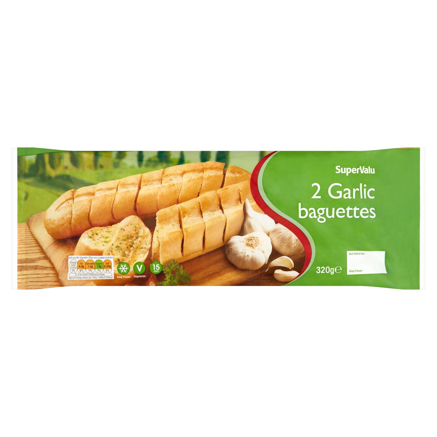 SuperValu Garlic Baguettes 2 Pack (320 g)