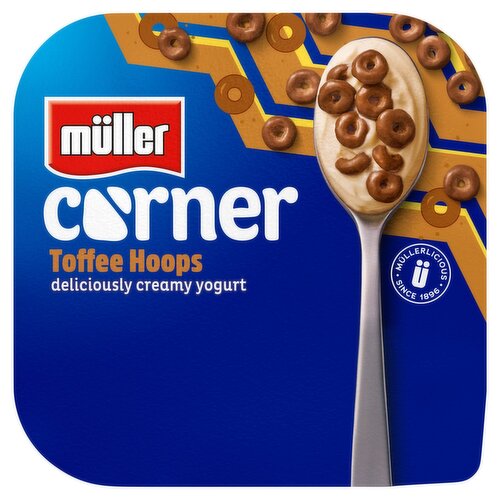 Muller Corner Toffee Hoops Yogurt (124 g)