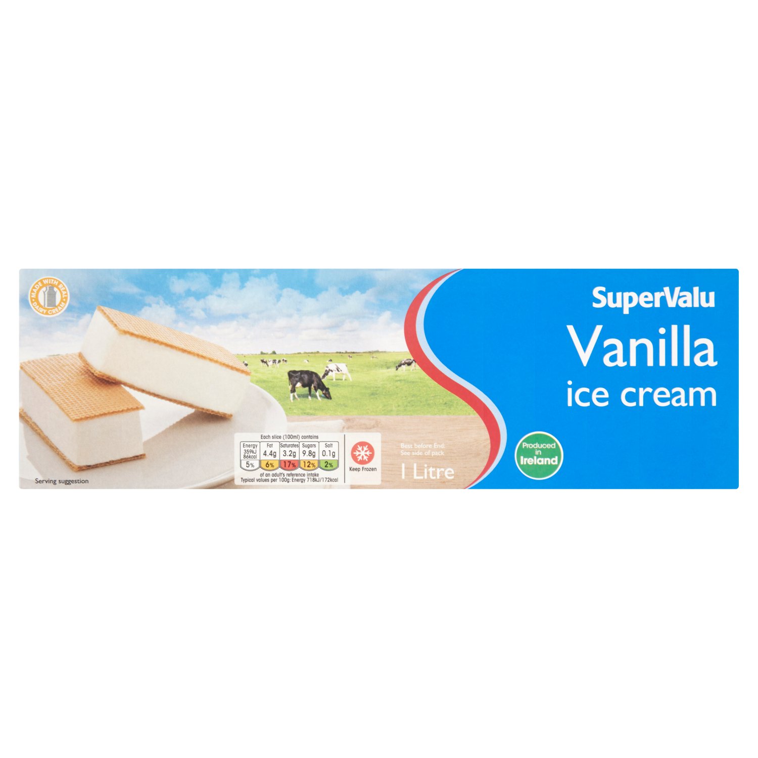 SuperValu Vanilla Ice Cream (1 L)