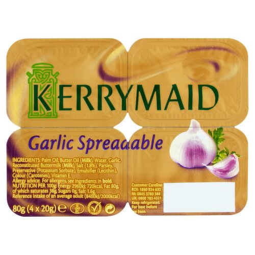 Kerrymaid Garlic Butter Portions (80 g)