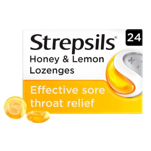 Strepsils Honey and Lemon Lozenges  (24 Piece)