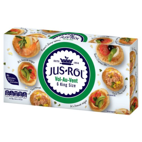 Jus Rol King Size Vol Au Vent 6 Pack (284 g)