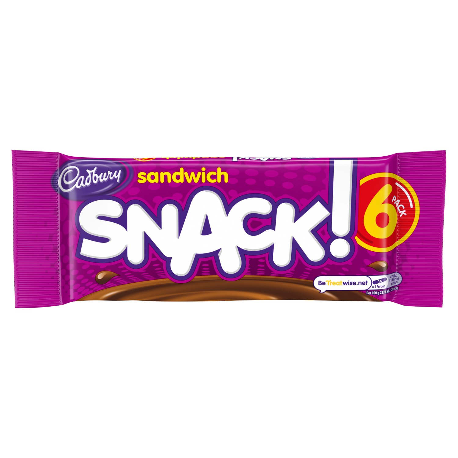 Cadbury Snack Sandwich 6 Pack (132 g)