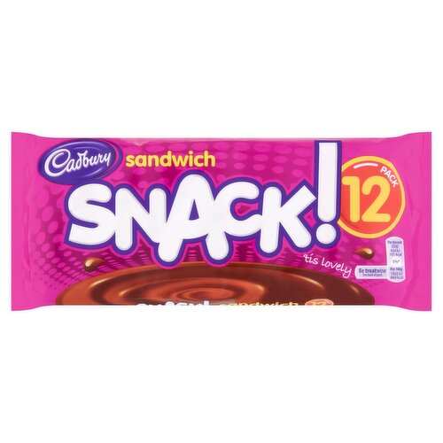 Cadbury Snack Sandwich 12 Pack (264 g)