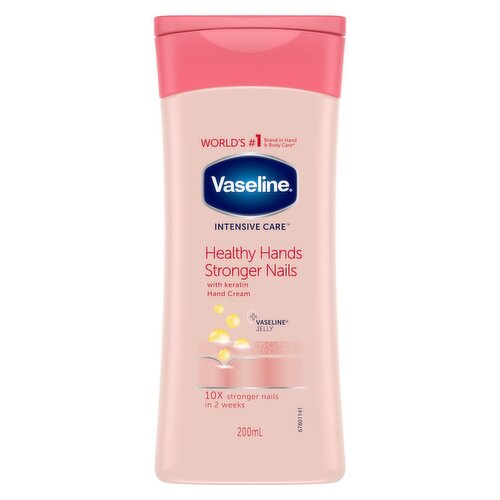 Vaseline Healthy Hands Stronger Nails Hand Cream (200 ml)