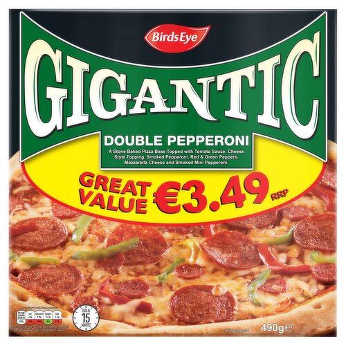 Gigantic Double Pepperoni Pizza (490 g)
