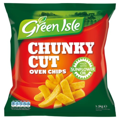 Green Isle Chunky Cut Oven Chips (1.3 kg)