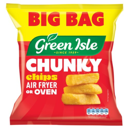 Green Isle Chunky Cut Oven Chips (1.3 kg) Storefront EN