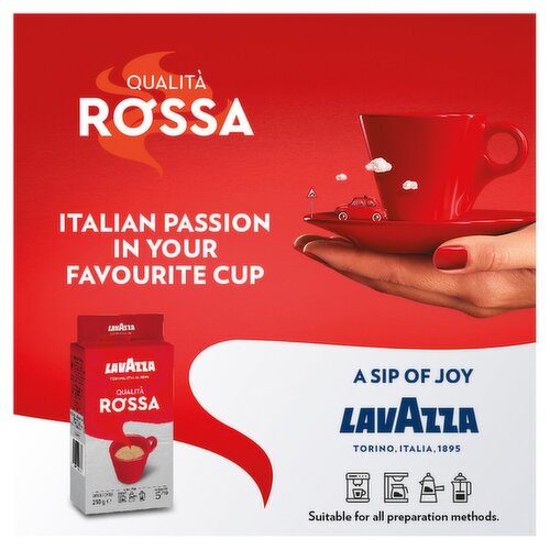Lavazza Qualita Rossa Ground Coffee (250 g) - Storefront EN