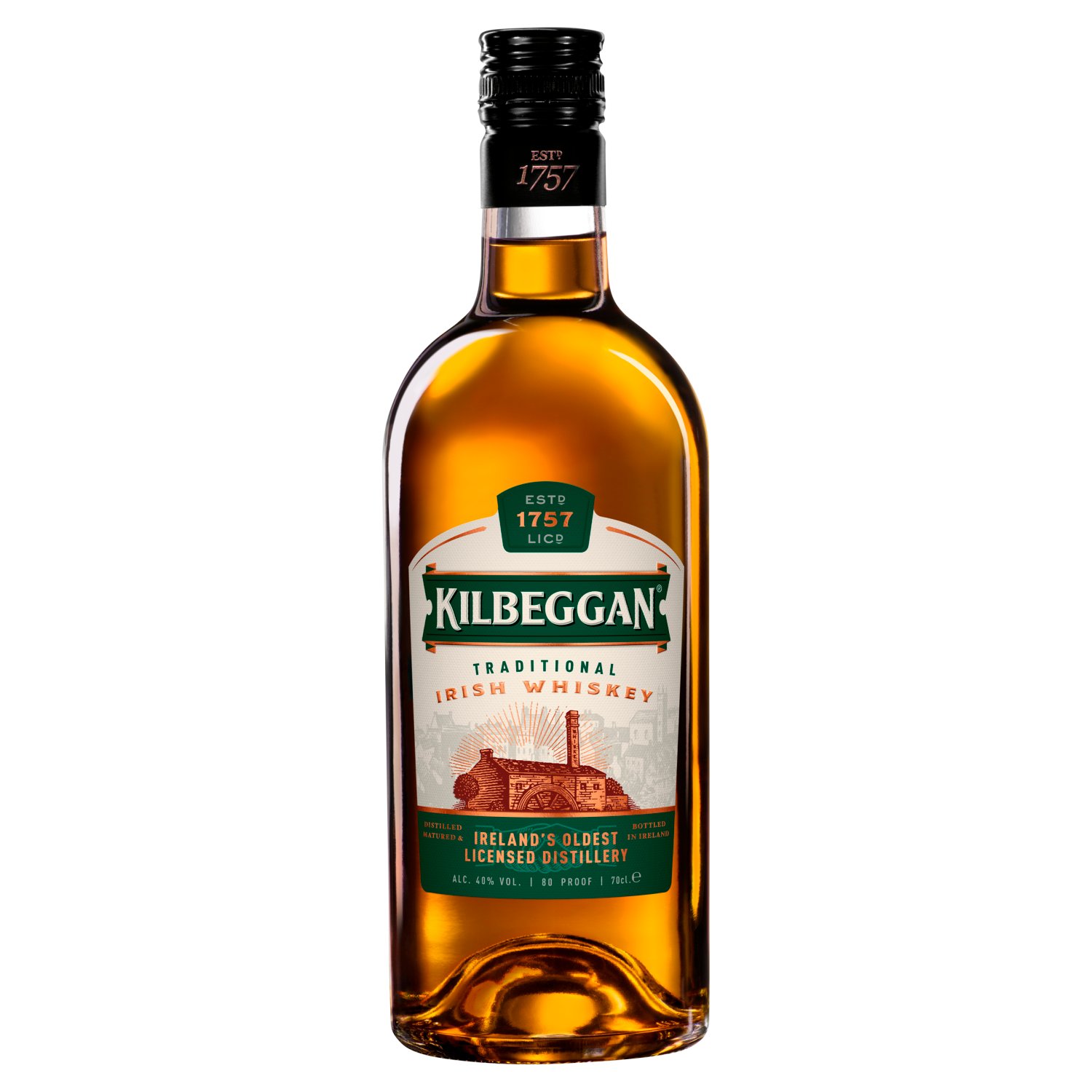 Kilbeggan Irish Whiskey (70 cl)