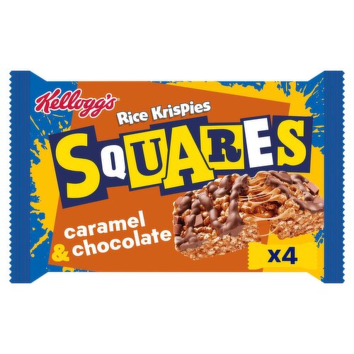 Kellogg's Rice Krispies Caramel & Chocolate Squares 4 Pack (36 g)