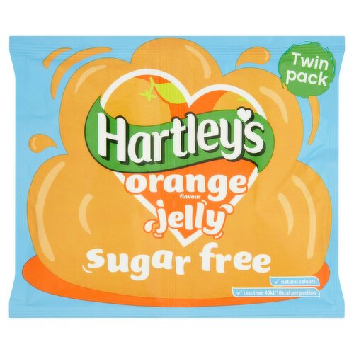 Hartley's Orange Flavour Jelly Sugar Free Twin Pack (23 g)