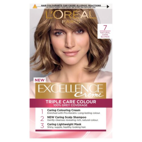 L'Oreal Excellence Creme Gloss Natural Dark Blonde Hair Colour (197 g)