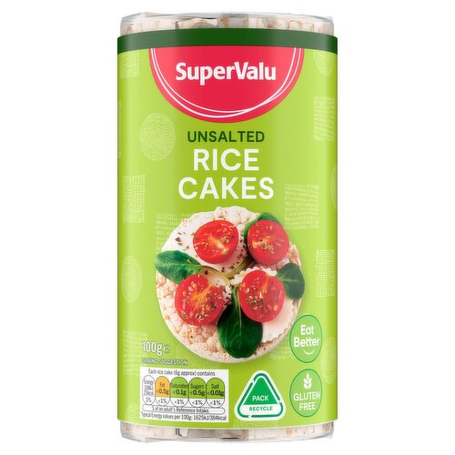 SuperValu Unsalted Rice Cakes (100 g)