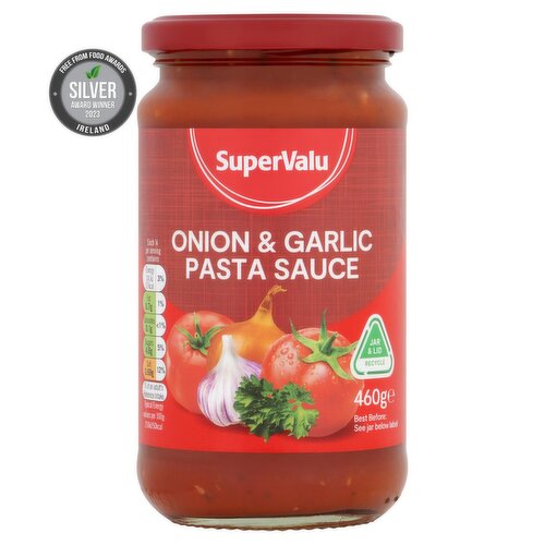 SuperValu Pasta Sauce Onion & Garlic  (460 g)