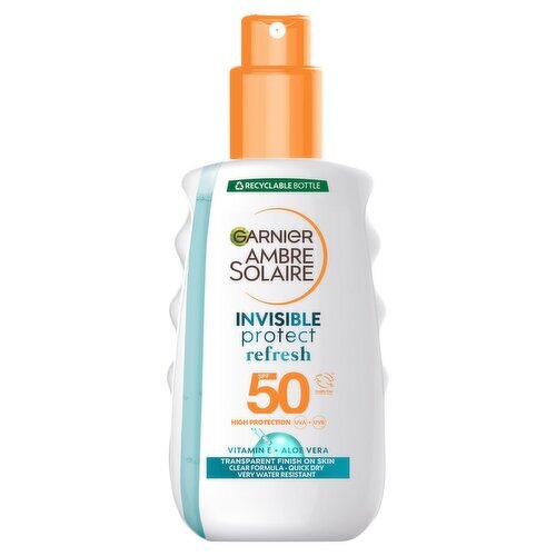 Garnier Ambre Solaire Invisible Protect Refresh Spray  (200 ml)