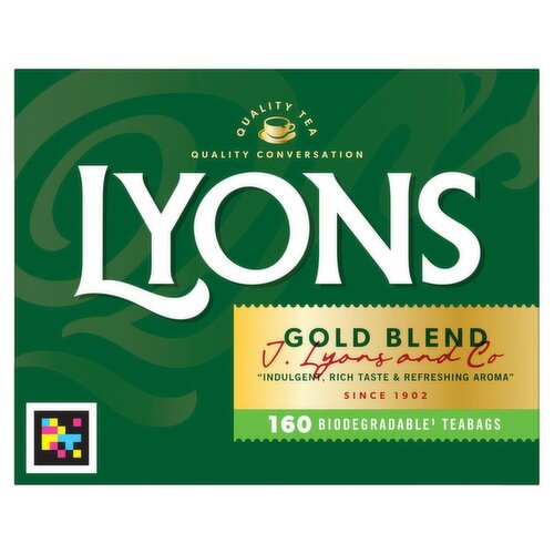 Lyons Gold Blend Tea 160 Pack (464 g)