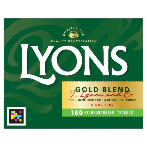 Lyons Gold Blend Tea 160 Pack (464 g) Storefront EN