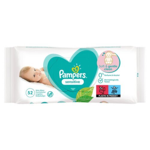 Lingettes bébé kids hygiène on the go 0% alcool, Pampers (x 40)