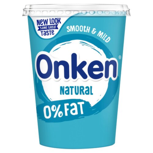 Onken 0% Fat Natural Yogurt (450 g)