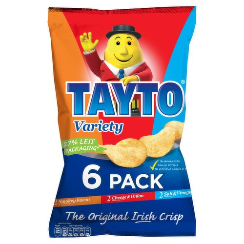 Tayto Variety Crisps 6 Pack (150 g)