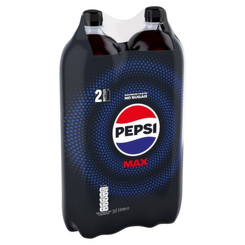 Pepsi Max No Sugar Cola Bottle Twin Pack (2 L)