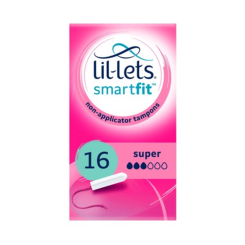Lil-lets Non Applicator Super Tampons (16 Piece)