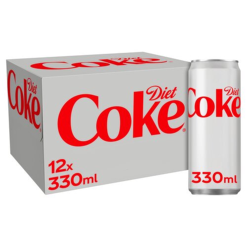 Diet Coke Can 12 Pack (330 ml)