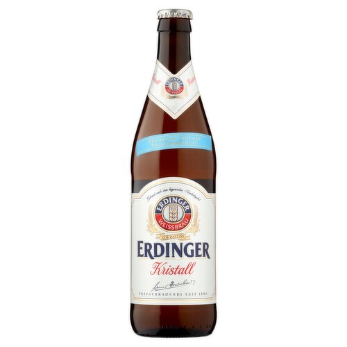 Erdinger Kristall Weissbier Bottle (500 ml) Storefront EN