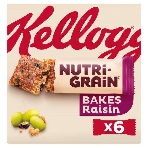 Kellogg's Nutri-Grain Raisin Bakes 6 Pack (45 g)