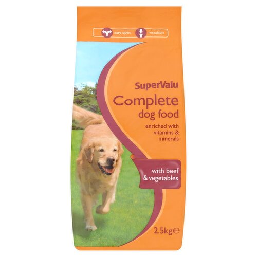 SuperValu Complete with Beef & Vegetables Dog Food (2.5 kg)