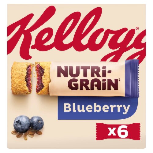 Kellogg's Blueberry Nutri-Grain Bars 6 Pack (37 g)