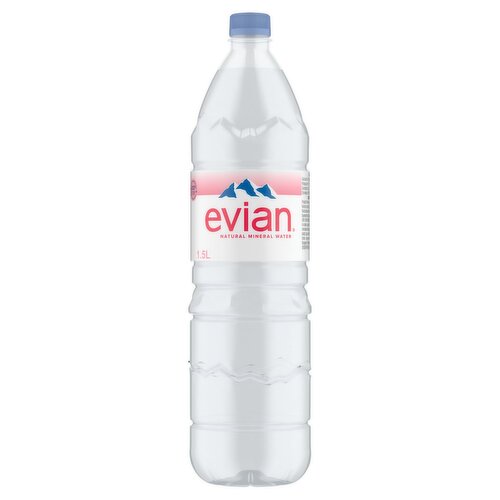 Evian Still Natural Mineral Water (1.5 L)