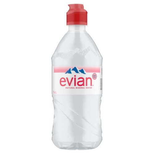 Evian Still Natural Mineral Water (750 ml)