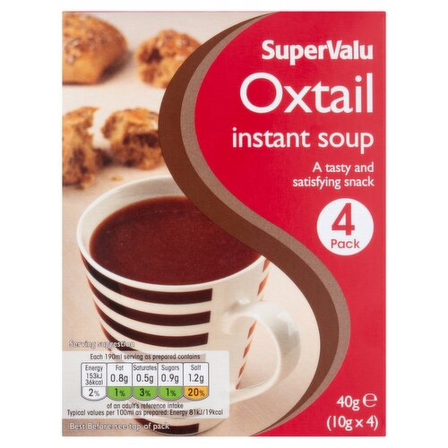 SuperValu Oxtail Instant Soup 4 Pack (40 g) Storefront EN