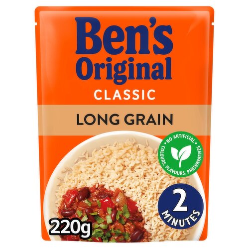 Bens Original Long Grain Microwave Rice  (220 g)